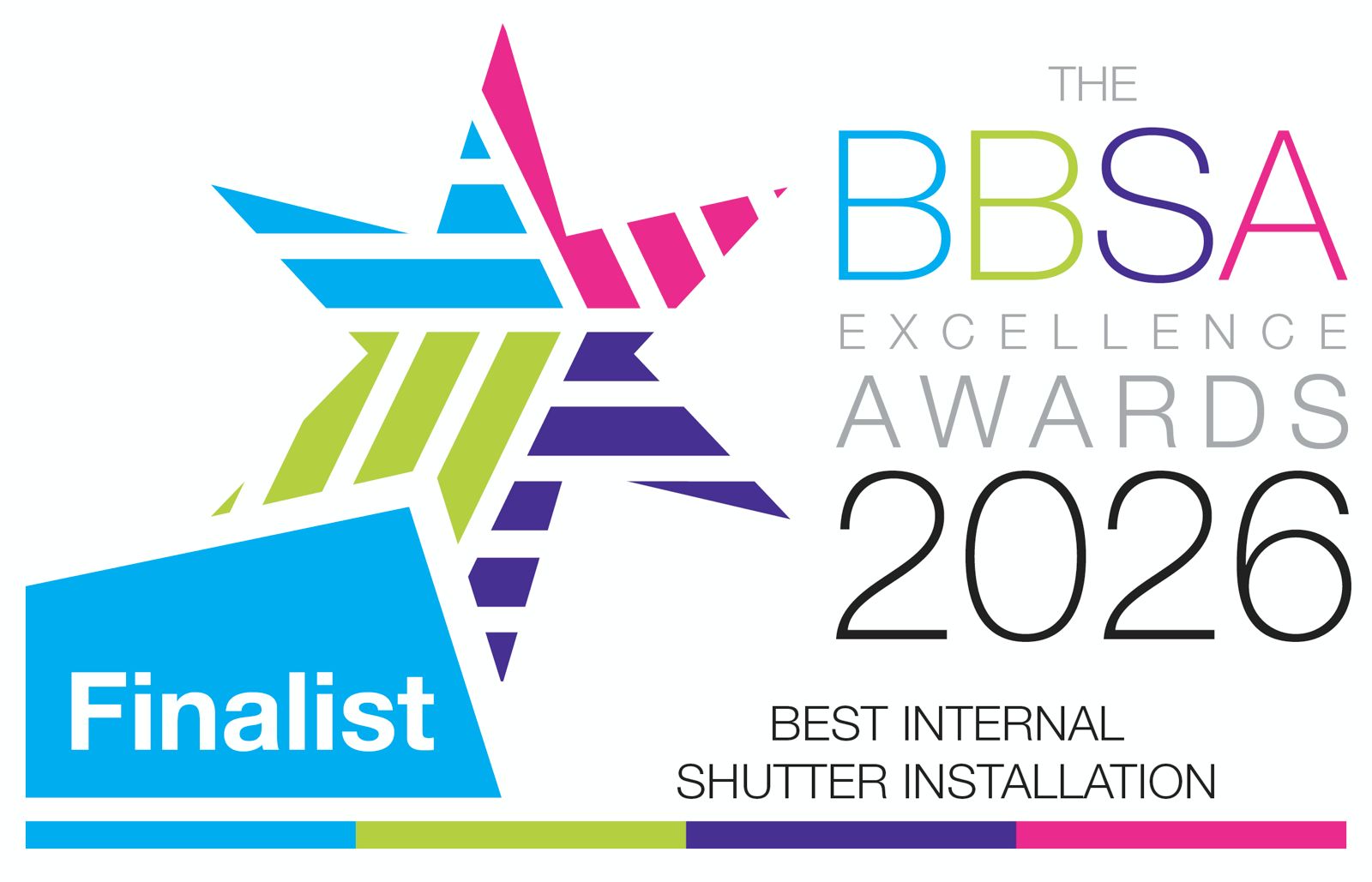 BBSA Best Internal Shutter Installation 2026 Award Winner