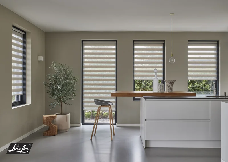 Luxaflex Duo Roller in a contemporary living space