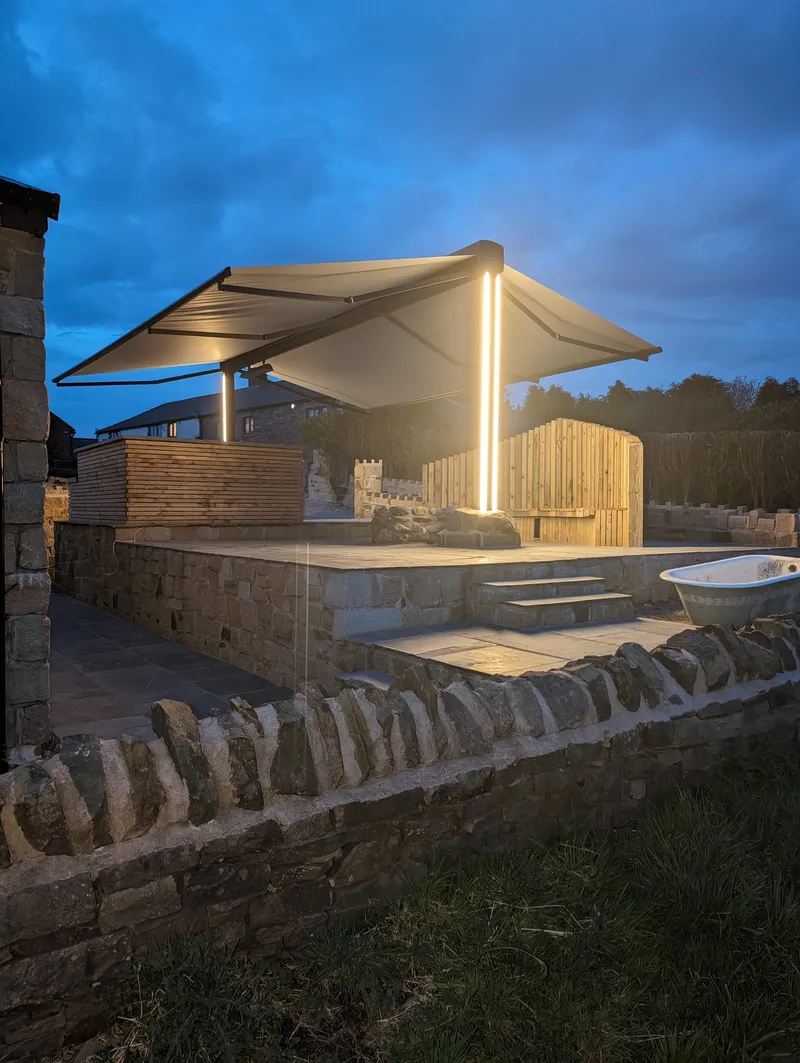 Freestanding Butterfly Awning 2