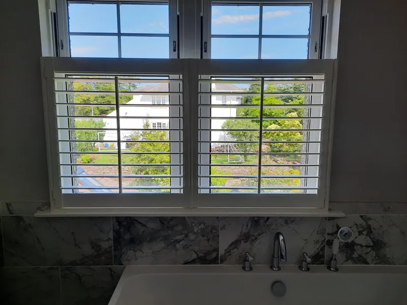 Cafe-Style Shutters for Stylish Kitchen Windows