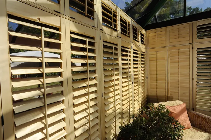 Conservatory Wood Shutters