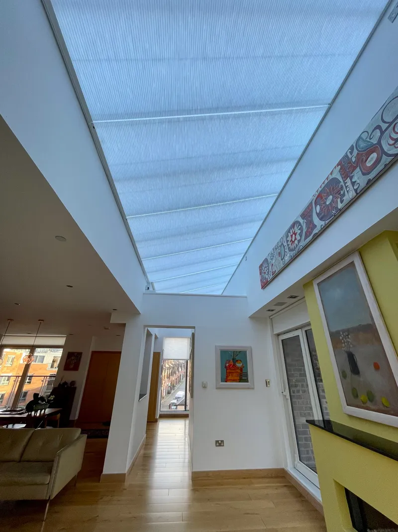 Motorised, Translucent Roof Light Blinds