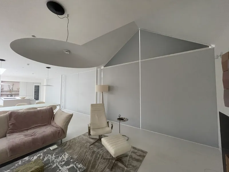 Motorised Cellular Gable Blinds 3