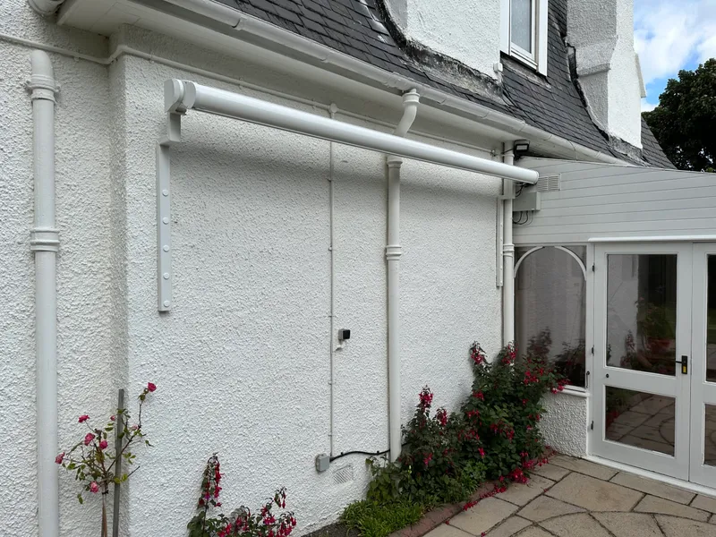Patio Awning with Offset Brackets - The Scottish Shutter Company - 2