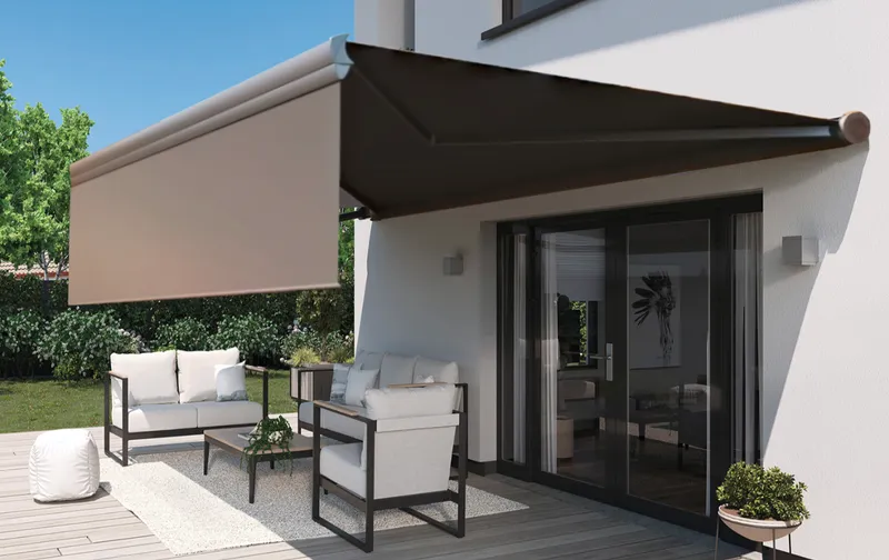 Luxaflex Formosa Max Awning with Powered Valance & Lights