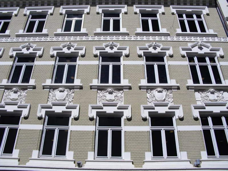 Microlouvre on Listed Buildings - Prestegata, Stortingsgaten, Oslo Norway