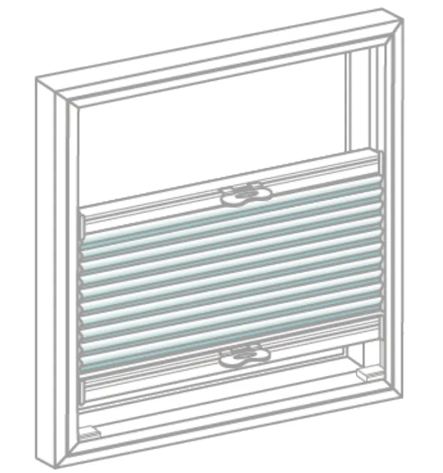 Parma Honeycomb Blind - SmartLift SmartFrame (25mm pleat only)