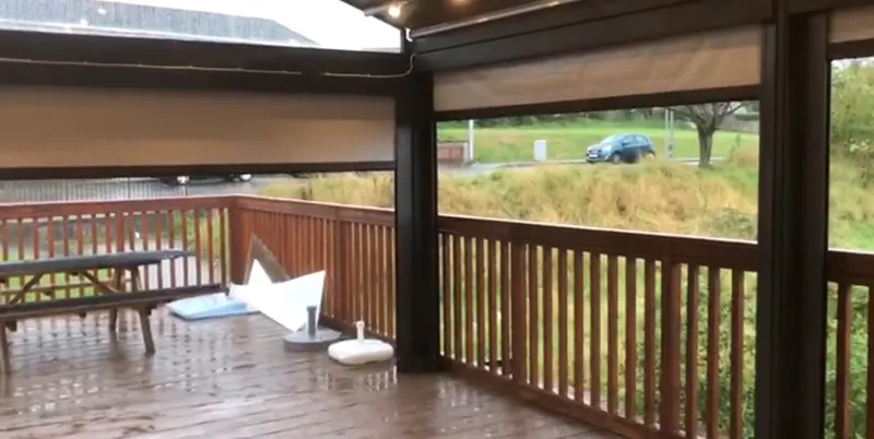 External Zipped Roller Blinds