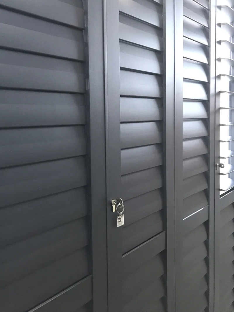 S-CRAFT Aluminium Shutters – With Keyfob – Charcoal 1
