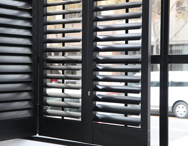 S-CRAFT Aluminium Shutters – Charcoal 3