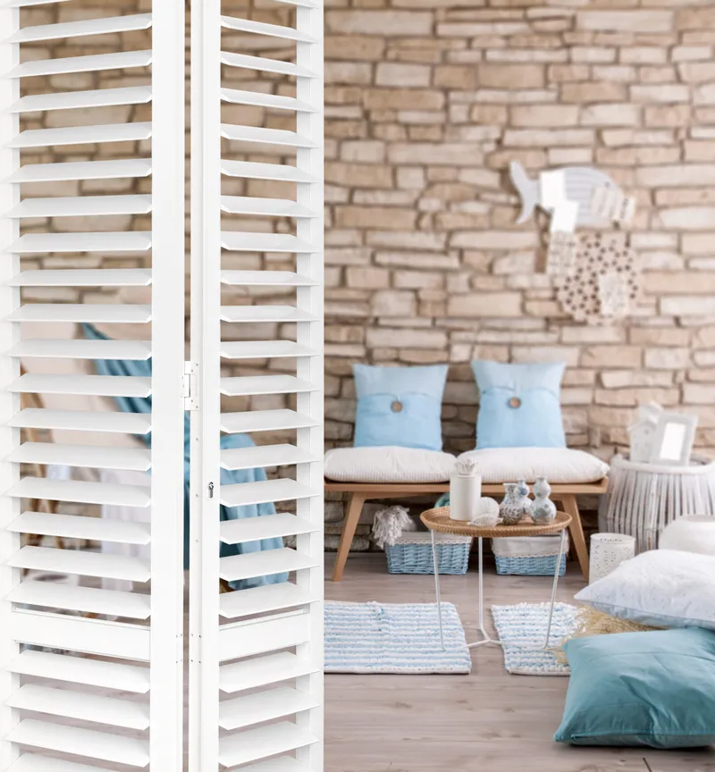 S-CRAFT Aluminium Shutters – Living Room 1 – Satin White