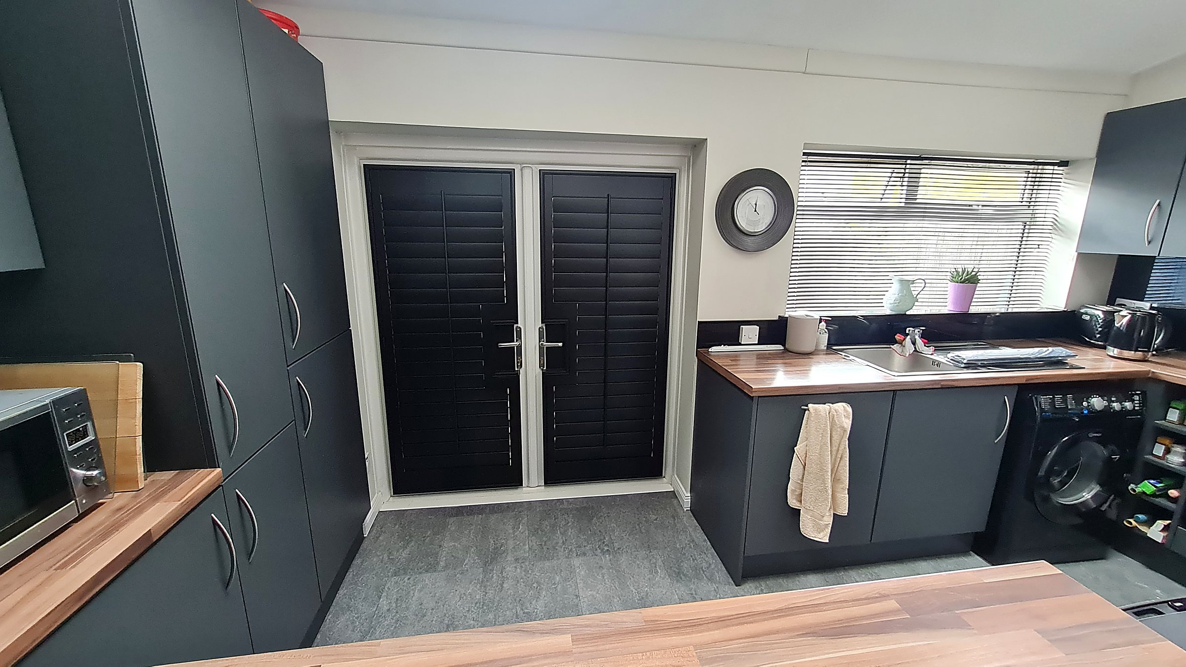 French door shutters