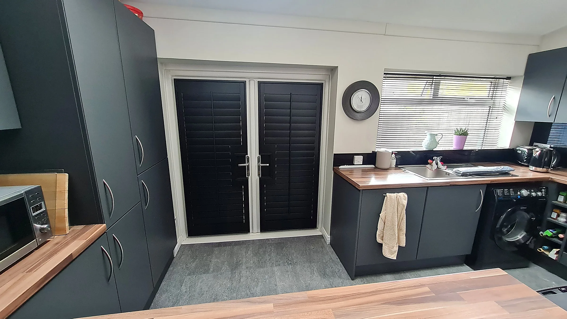 French door shutters