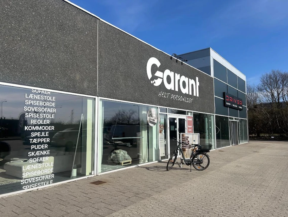 The Garant store in Copenhagen, home to a Luxaflex retail concept area